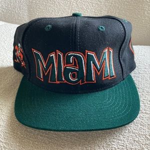 Miami Hurricanes Throwback Hat